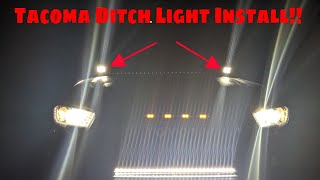 Installing LED Ditch Lights On My Toyota Tacoma