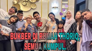 BUKBER DI RUMAH THORIQ, SEMUA KUMPUL. SAMPE FUJI HAPPY DAPAT THR DARI DR.OKY.