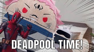 GOJO AND SUKUNA WATCH DEADPOOL AND WOLVERINE