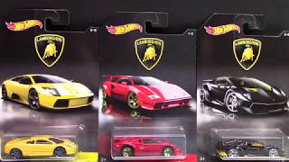 HOT WHEELS LAMBORGHINI SET  DIECAST COLLECTIBLE