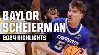 Baylor Scheierman 2024 NCAA tournament highlights