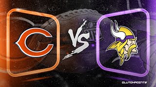 Chicago Bears vs Minnesota Vikings Live Reaction and play by play Commentary