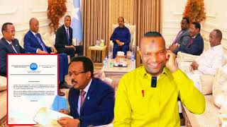 DEG DEG warqadii uu soosaray mw farmaajo oo wanna garir ku noqotay xasan shekh