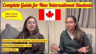 COMPLETE GUIDE FOR A NEW INTERNATIONAL STUDENT/ IMMIGRANTS IN CANADA| THINGS TO DO WHEN YOU ARRIVE