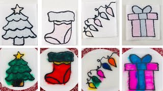 Christmas Magic paper Towel Art for Kids🎄🎁🌟|Christmas science experiments🎁🎄-Crafts with Toddler