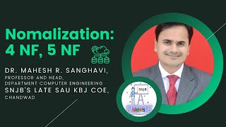 Normalization : 4th Normal Form (4NF) and 5th Normal Form (5 NF)