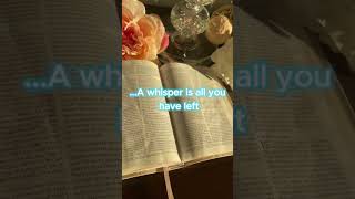 Pray even if you only have a whisper left... #christian #shorts #fyp #foryou #bible #prayer #praise