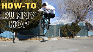 How To Bunny Hop BMX (FASTEST WAY!)