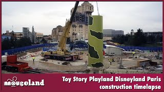 Toy Story Playland at Disneyland Paris construction timelapse