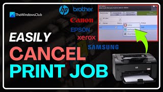 How to cancel print job