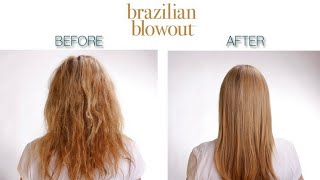 DIY Brazilian blow out at home | affordable brazilian