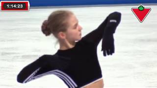 Alexandra Trusova   Skate Canada 2019 Practice №1 runthru