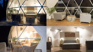 Glass Dome | Glamping Dome in Glass | Geodesic Dome Manufacturer in India | Glass Dome Manufacturer