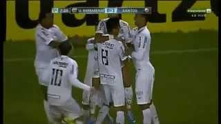 Neymar Show - Os 4º Gols - União Barbarense 0 x 4 Santos - Campeonato Paulista 2013