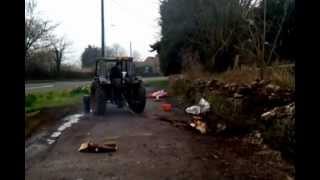 Tractor Pulling Tree Out Fail