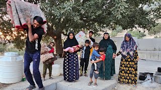 Nomadic Life: Omid and His Mother Return Akram and Her Children Home 🌾🏠👨‍👩‍👧‍👦