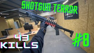 Shotgun Terror 8 Custom TM M870 Breacher at MR Airsoft / CQB/ Airsoft Shotgun Gameplay/ best Shotgun