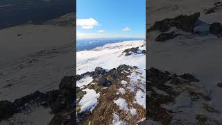 Wasilla,Alaska from Hatcher Pass mountain top 3/14/24