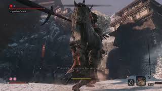 How to kill Gyoubu Oniwa in 2 Min Sekiro Without Death Guide