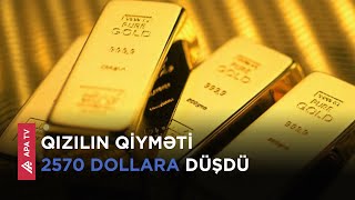 Qiymətli metallar ucuzlaşdı – APA TV