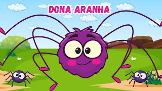 Dona aranha - Música infantil - Galinha pintadinha - Desenho animado - Vídeo infantil - Kids