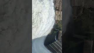 Srisailam Dam Gates Opened | Amazing View #rainvlogs #srisailamdam #srisailamtrip #shorts #rain