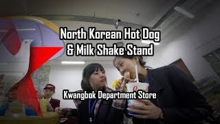 North Korean Hot Dog & Milk Shake Stand