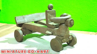 How to make miniature four wheel go-kart for kids | mitti ka go-kart kaise banaen | clay go-kart