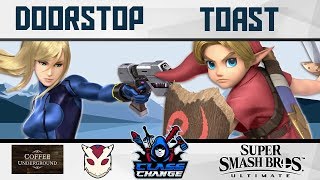 Loser Semis | ZMS - Doorstop [Zero Suit Samus] vs Nfinite -Toast [Young Link] | Class Change Monk