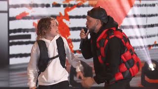 Father-Son Rap Duo Flewnt & Inkabee Performs Original Song "Back Again AGT"