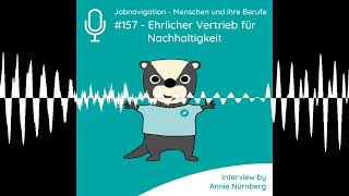 #157 - Ehrlicher Vertrieb für Nachhaltigkeit - Jobnavigation - Menschen und ihre Berufe