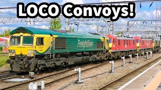 Loco CONVOYS..! TRIPLE & QUADRUPLE Loco Workings!