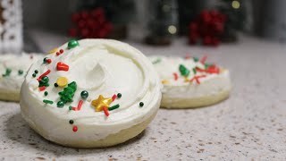 Sprinkle Decoration on Sugar Cookies - Christmas