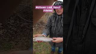 Trout fishing with the kids. Gotta love it #fishing #outdoors #shorts #explore #subscribe #family