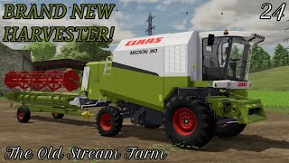 BRAND NEW Claas Medion 310 For The Farm! - The Old Stream Farm Ep 24 - Farming Simulator 22