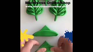 Fondant Awesome Leaf Design Tutorial - Matchless Online Shop Supplier Of Baking Items Across India