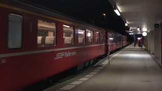 Die kleine Rote: Die RhB in der Nacht: Spät- und Frühzüge