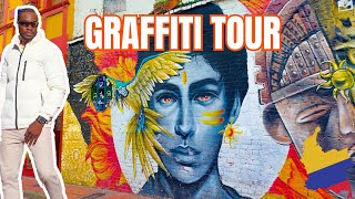 GRAFFITI TOUR IN BOGOTA, COLOMBIA | SHOPPING IN BOGOTA | FIRST TIME EXPERIENCING A COLD COUNTRY