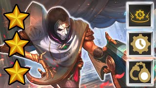 TFT Set 6 | 3 ★★★ Jhin Clockwork | Stopwatch & Enforcer | 10scs STUN