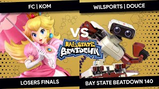 Bay State Beatdown 140 - FC | KOM (Peach) vs Wilsports | Douce (ROB) - Losers Finals