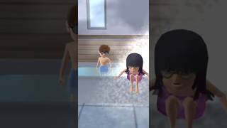 BOCIL KALO UDAH MANDI MAEN AER BIKIN EMAK EMOSI😜🤪 #shorts #sakuraschoolsimulator