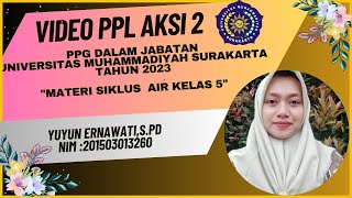 PPL Aksi 2 Tema 8 Subtema 2 Pembelajaran 1 Materi Siklus Air Kelas 5 (Problem Based Learning)