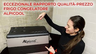 FRIGO CONGELATORE A COMPRESSORE PER CAMPER-VAN RECENSIONE E TEST ALPICOOL CF55