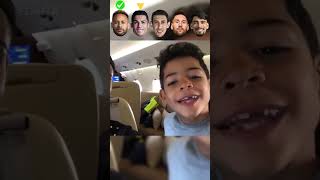 Neymar vs Ronaldo vs Di Maria vs Messi vs Paquetá - Moment With Kids🥰