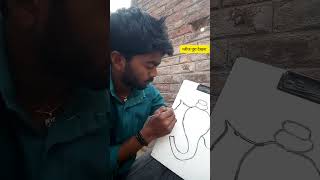 Ganesh ji drawing  #shorts #short #drawing #viral