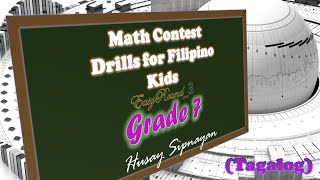 Math Contest Drills for Filipino Kids Easy Round Grade 7 Set 3