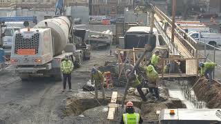 Pouring Concrete Footings