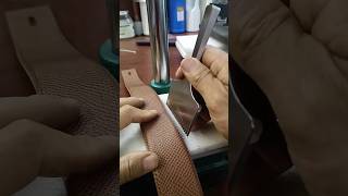 Asmr Leather Work #asmr #leathercraft #leatherwork