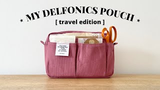 What's Inside My Delfonics Utility Pouch | Journaling Supplies | Travel Edition