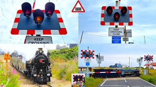 Battery Road & Dungeness Road Level Crossings, Rommey, Hythe & Dymchurch Railway, Kent